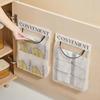 Wall Mount Mesh Storage Bag Garbage Bag Holder Plastic Shopping Bags Dispenser Sundries Bag Net Storage Grocery Bag Organizer