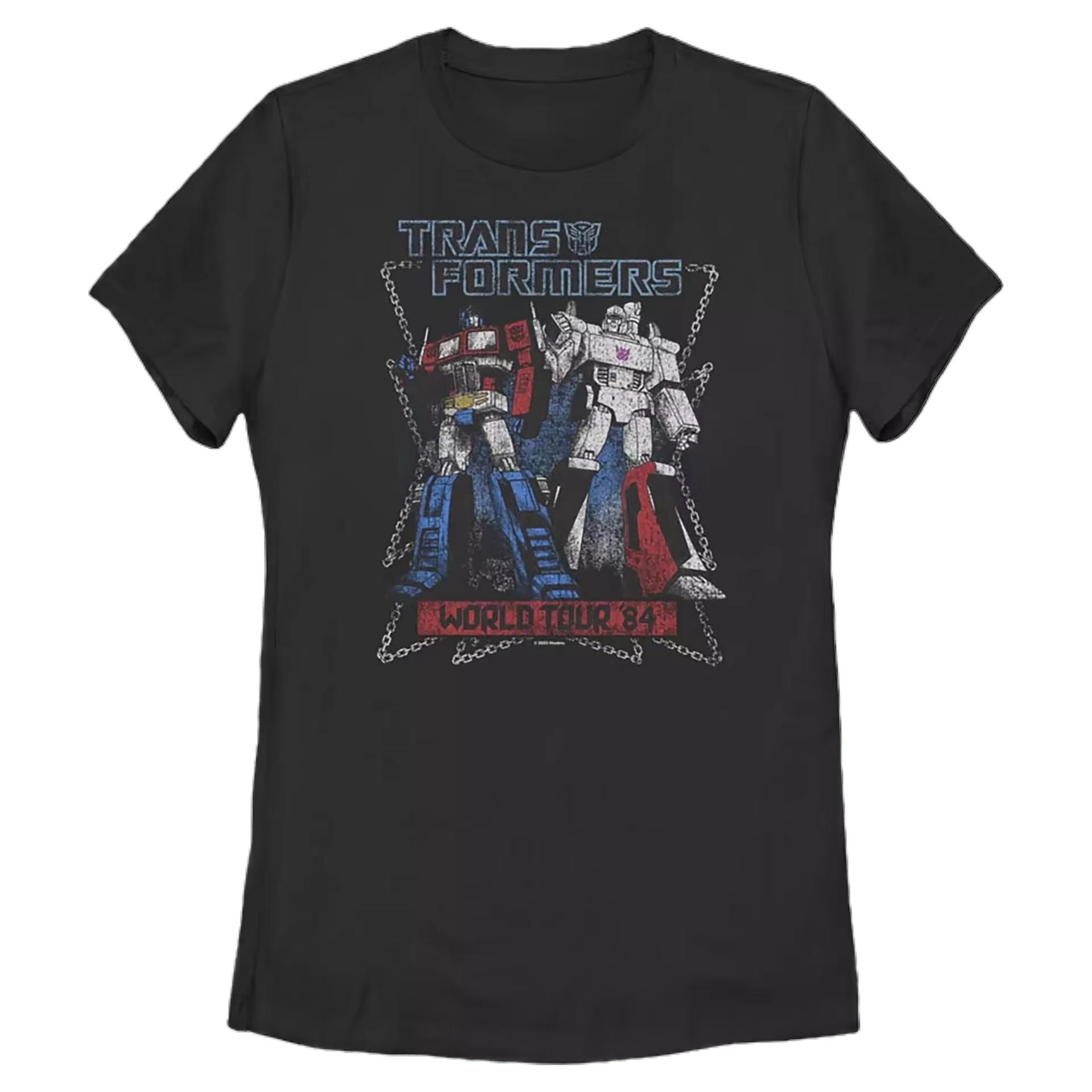 2026 new Summer Hasbro Licensed Transformers Optimus Prime Cotton Print Tshirt Loose G1 Comfortable Megatron Optimus Prime S