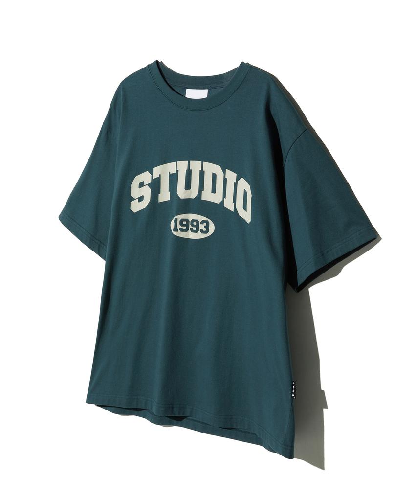 1993STUDIO Arch Logo T-Shirt_Green
