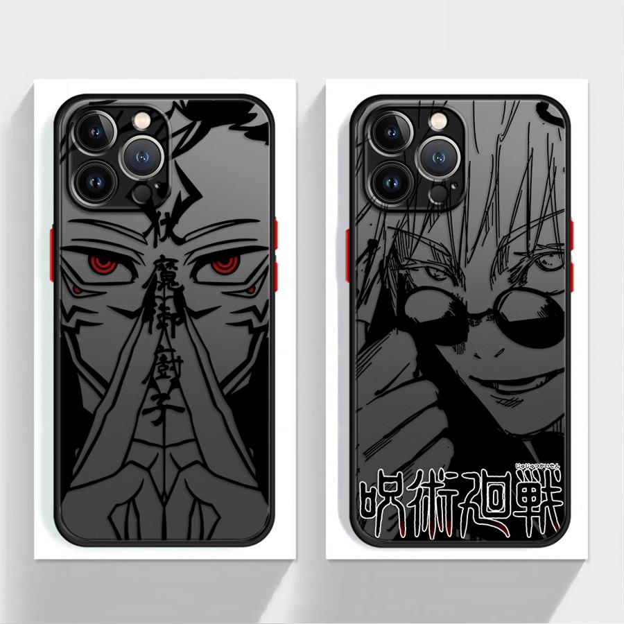Case for Apple iPhone 14 11 Plus 13 Mini 12 8 7 SE 11 XR XS 15 Pro MAX 16 Soft Cover 14Pro 12Pro 16 Plus Japanese Anime Satoru