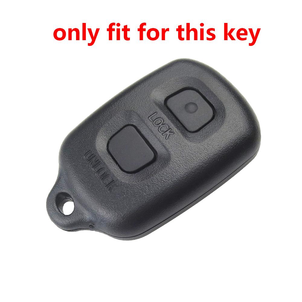Key Fob Remote Case Protective Fit For Daihatsu Sirion 2 Terios Sirion 2 Ipsum Fit For Toyota Corolla G6 Rav4 Key Ring Mount