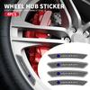 RFKNG1 4Pcs Car Wheel Badge Sticker Emblem Decoration For VW Golf Tiguan Jetta Transporter Passat T5 Polo Touran Scirocco Arteon