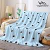 Klassische Polka-Dot-Flaneldecke Vielseitig für alle vier Jahreszeiten für Sofa, Büro, Bett, Reisen, Camping Weich Gemütlich Zum Schlafen Und Entspannen
