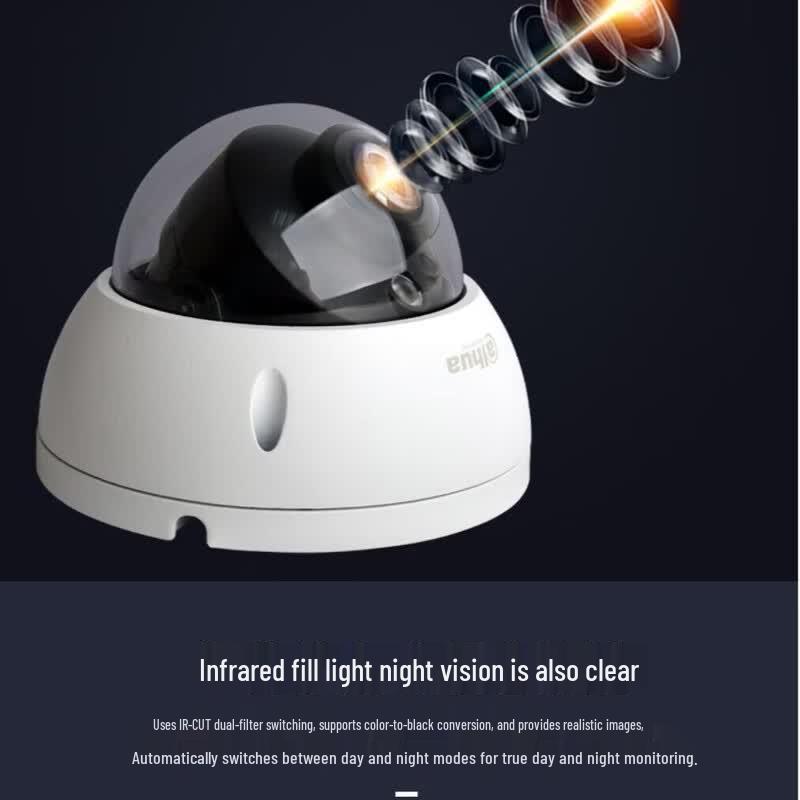 Dahua 4MP Motorisierter Zoom Vandalensicherer PoE Dome IP-Kamera CN-Stecker (Adapter enthalten)