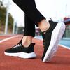 2025 spring new women's shoes flying woven sports shoes breathable mesh casual shoes fashionable multi-color lightweight student shoes