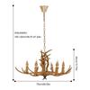 Vintage Pendant Light and Pore Deer Antler Restaurant Dining Room Pendant Light