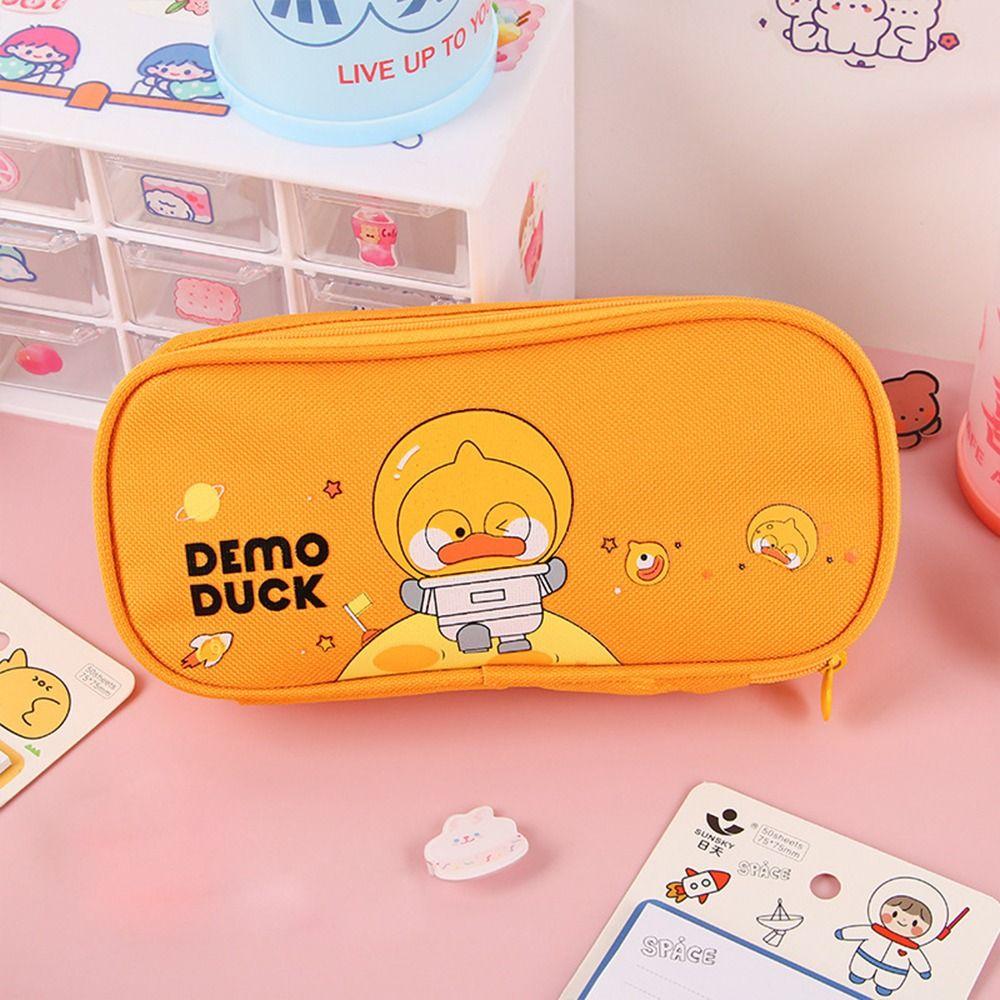 Cloth Desktop Storage Bags Office School Supplies Pen Bag Pencil Pouch Stationery Bag Pen Case