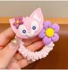 Children's Colorful Cartoon Hair Ties - Cute Strawberry & Bear Designs | Gentle on Hair