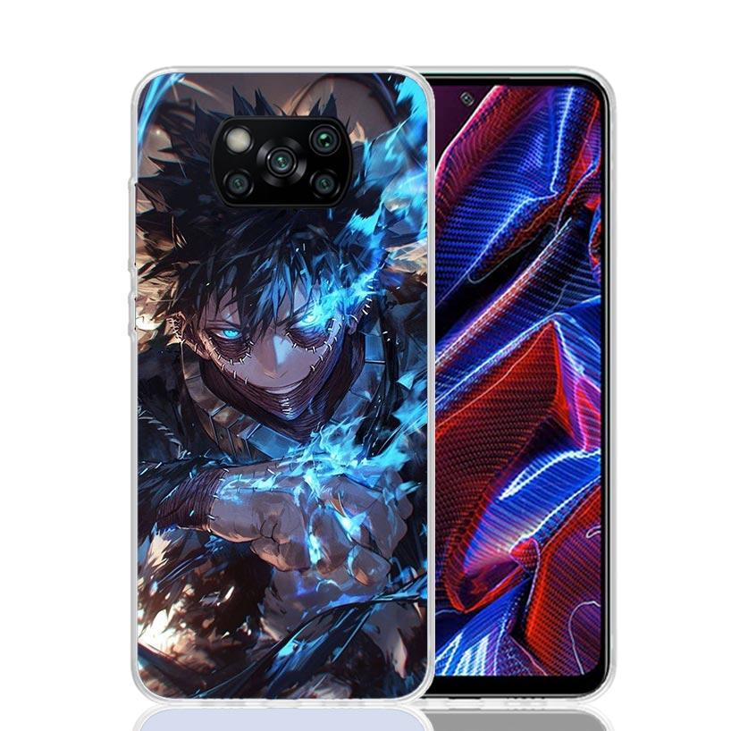 Dabi MHA My Hero A-Academy Phone Case For Xiaomi Poco X7 X6 X5 Pro F7 Ultra Redmi 15C 15 13 13C 12 12C 10 10A 10C 9 9A 9C 9T Cov