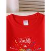 European sizes Confetti Heart Celebration Girls' Crew Neck Sweatshirt, Autumn Winter Western Top, Long Sleeved Casual.