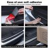 Bumper Protector Strips Anti-slip Heat-resistant Bumper Rubber Strip With Groove Design Bumper Guards For Cars SUV Caravan