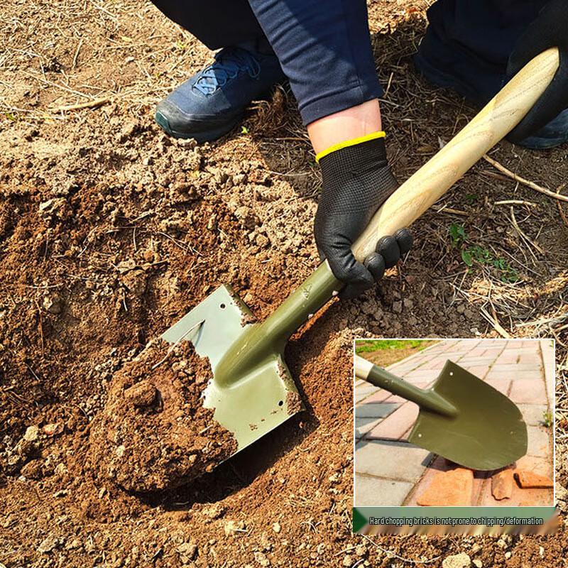 SPSR Outdoor Wooden Handle Entrenching Shovel