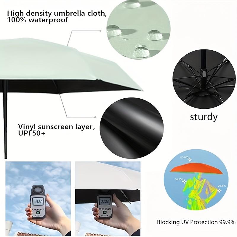 Fashionable and Popular Foldable Portable Mini Mini Umbrella, High-quality Mini Ultra Light Mini Umbrella, Women's Sunshade Umbrella