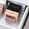 Clear Plastic Makeup Palettes Organizer Divided Sections Cosmetics Stand Rack Holder For Eyeshadows