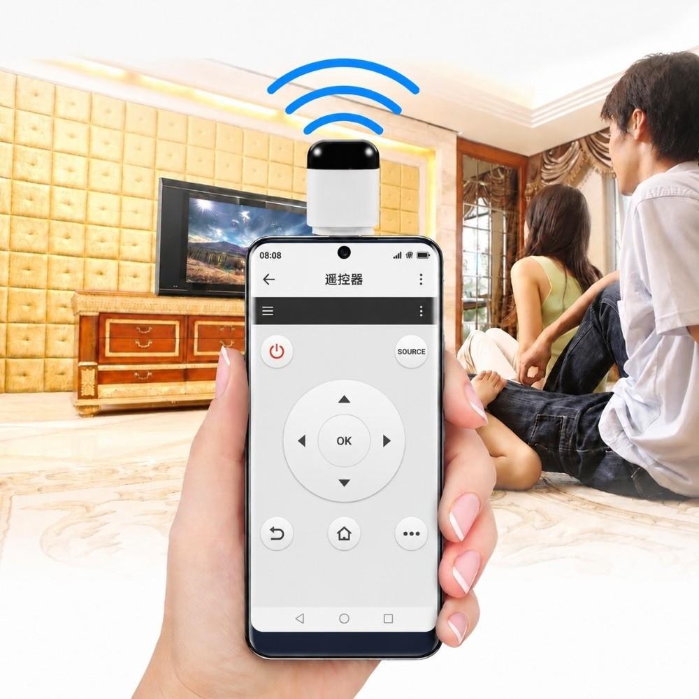 White IR Remote Adapter Type C Plug Infrared Emitter IR Remote Controller Phone Accessories