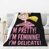 Custom Hey Arnold Animated Anime Helga Pataki Blanket Warm Fleece Soft Flannel Throw Blankets for Bedroom Couch Car Autumn