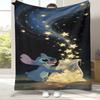 Coperta di Flanella Kawaii a Punto S, Coperta Morbida e Calda in Peluche per Casa, Camera da Letto, Letto, Divano, Campeggio, Picnic, regalo bambini