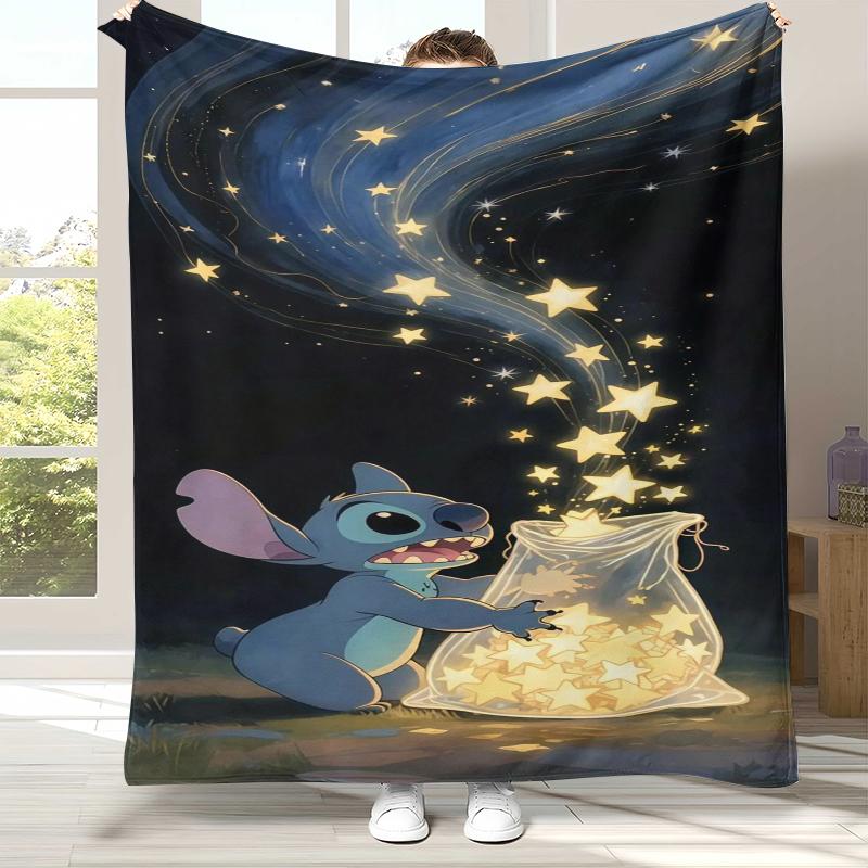 Coperta di Flanella Kawaii a Punto S, Coperta Morbida e Calda in Peluche per Casa, Camera da Letto, Letto, Divano, Campeggio, Picnic, regalo bambini