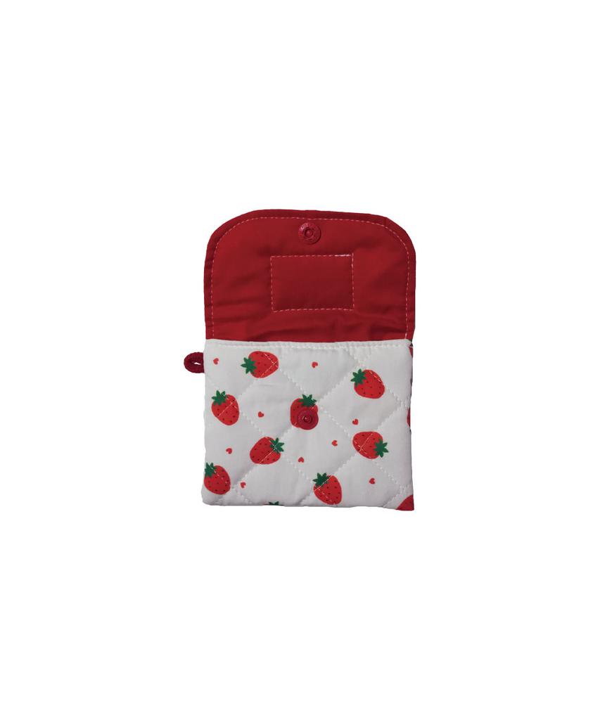 Soworlian Snap Mini Pouch_ Heart Strawberry