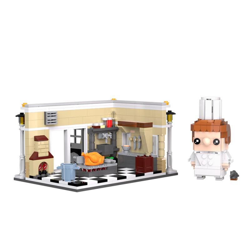 MOC Ratatouille Scene Building Blocks Animation Ornaments - Small Particle Assembly Toy