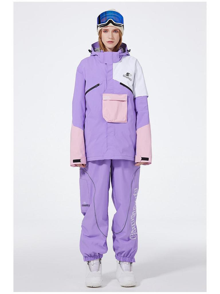 Unisex Winddichter Wasserabweisender Skianzug - Warme, Dicke Snowboardausrüstung