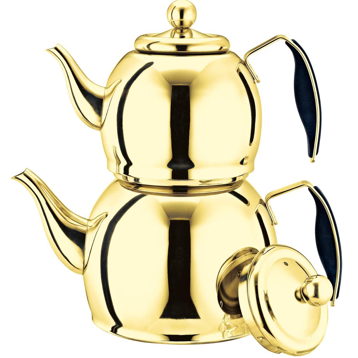 

Stainless Steel Teapot with Infuser for Home, Restaurant, or Hotel Use - Kettle Planet Mother-Child Design
