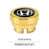 tclsh2 Car Cigarette Lighter Protective Cover Dust Plug Accessories For Honda Civic Fit Jazz Accord Pilot CRV Odyssey Passport City