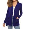 Women's Fashion Color Long Sleeve Ride Slim Cardigan Jacket