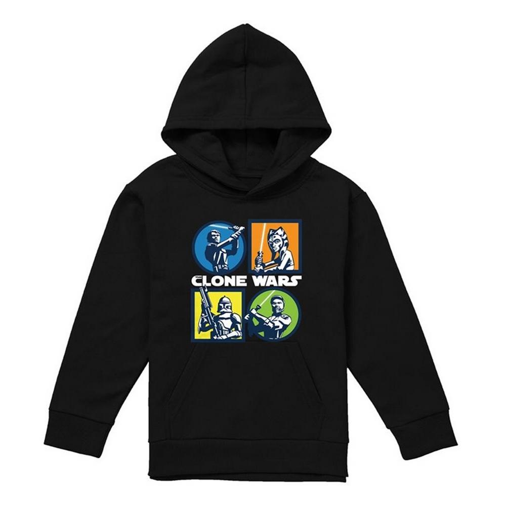 Star Wars: The Clone Wars Childrens/Kids Grid Hoodie