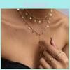Starry Night Pendant Necklace With Long Tassels For Women And Style