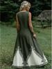 Celtic Renaissance V-neck Sleeveless Summer Dress 2026 - Women's Cross-border Style