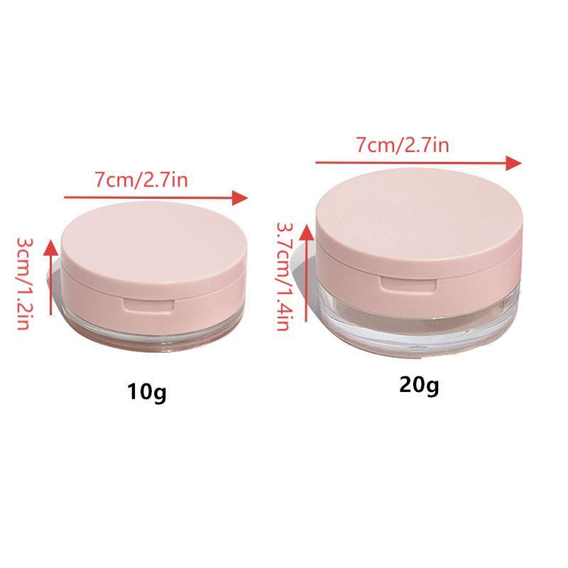 Leere Air Cushion Puderquasten-Box Mit Puderquaste Spiegel Groß Oder Klein Elastisches Netz Tragbarer Make-up-Behälter Für Losen Puder