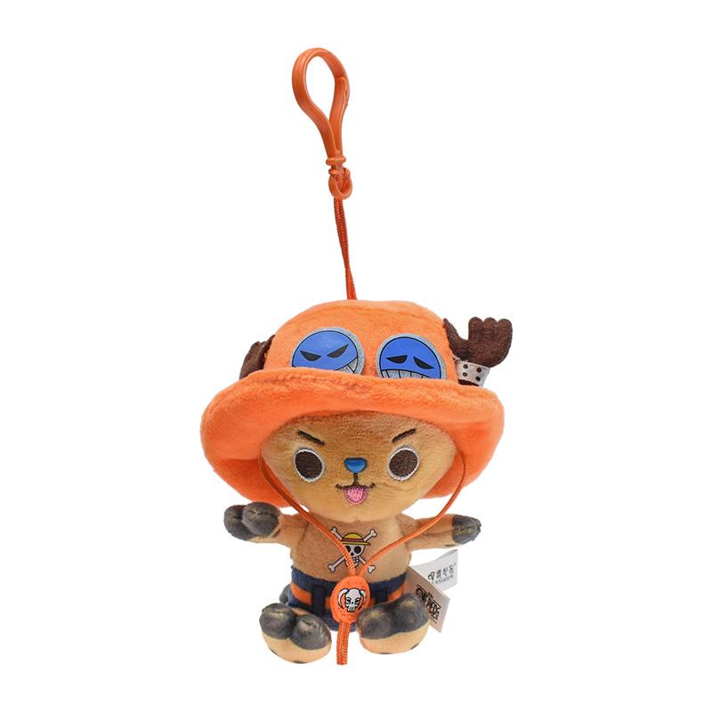 One Piece Plush Pendant Doll Laboon Anime Keychain Soft Stuffed Backpack Luffy Cartoon Character Toy Ornaments Toy 12cm