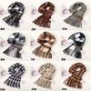 Scarf New imitation cashmere color plaid scarf female Korean version autumn and winter plaid scarf fringed shawl scarf