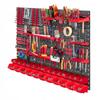 KADAX Tool Board Workshop Wall 116x78 Cm Workshop Garage Shelf 70 Pcs
