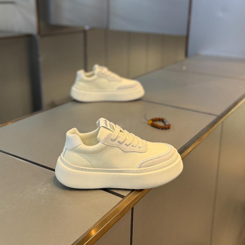 

Casual trendy shoes daily lace-up platform low-top shoes autumn dnh 38 белый