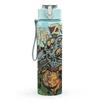 1PC Green Skull Head Art 750ml sports water bottle leakproof straw lid outdoor office home