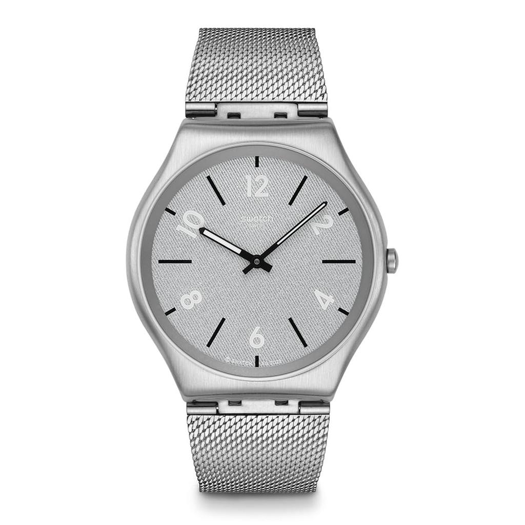 Swatch Watch SKIN IRONY 42 GETTING MESHY SS07S152M Unisex Adult Gray