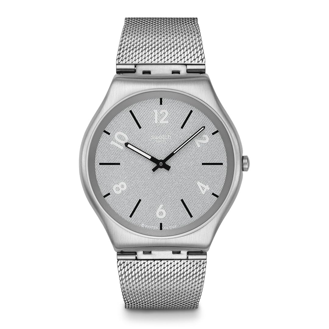 

Swatch Watch SKIN IRONY 42 GETTING MESHY SS07S152M Unisex Adult Gray