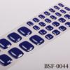 Popular Style New 3D Waterproof Nail Sticker Plastic UV Free Nail Wraps Toe Wraps
