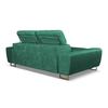 Sofa kanapa Bosso salon Family meble zielona welur reg zagłówek