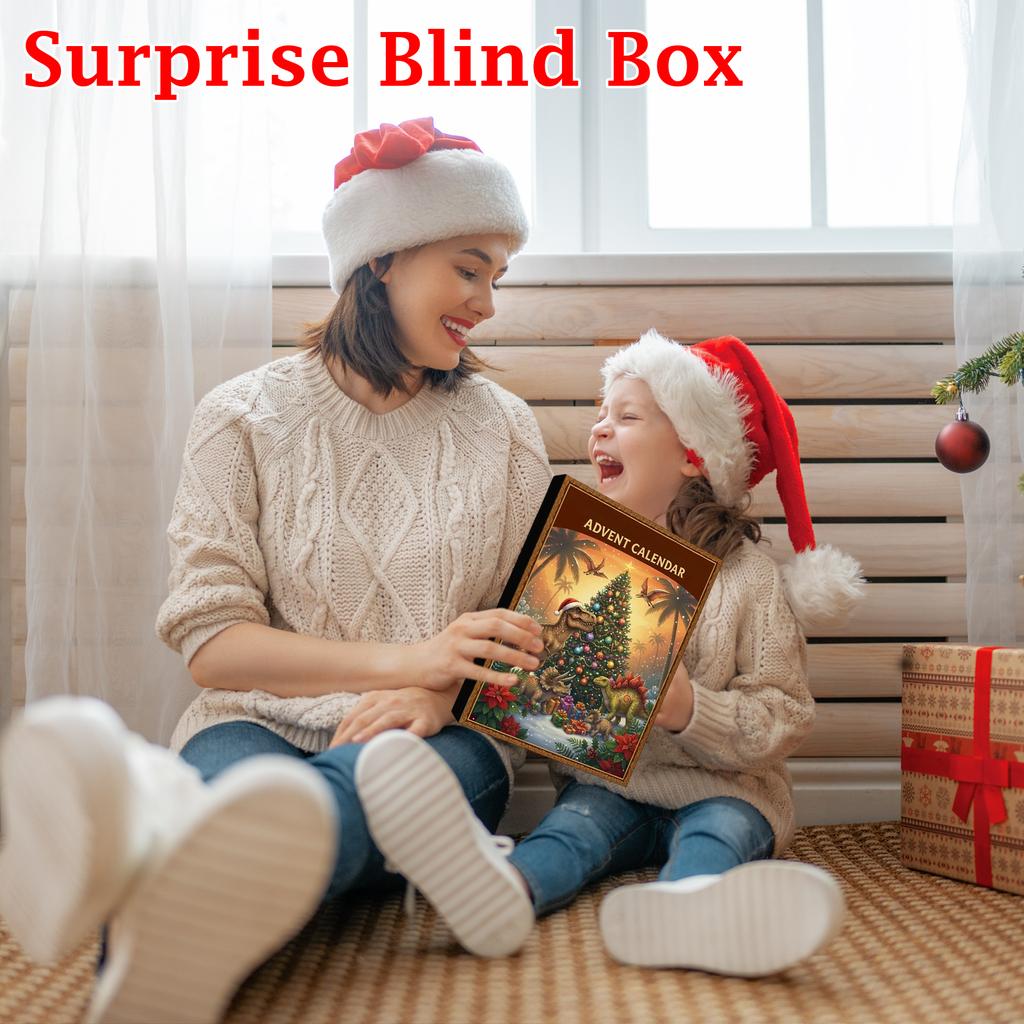 2D Plane+airplane Box +24PC+ Fitness Decoration Advent Christmas Countdown Box Calendar