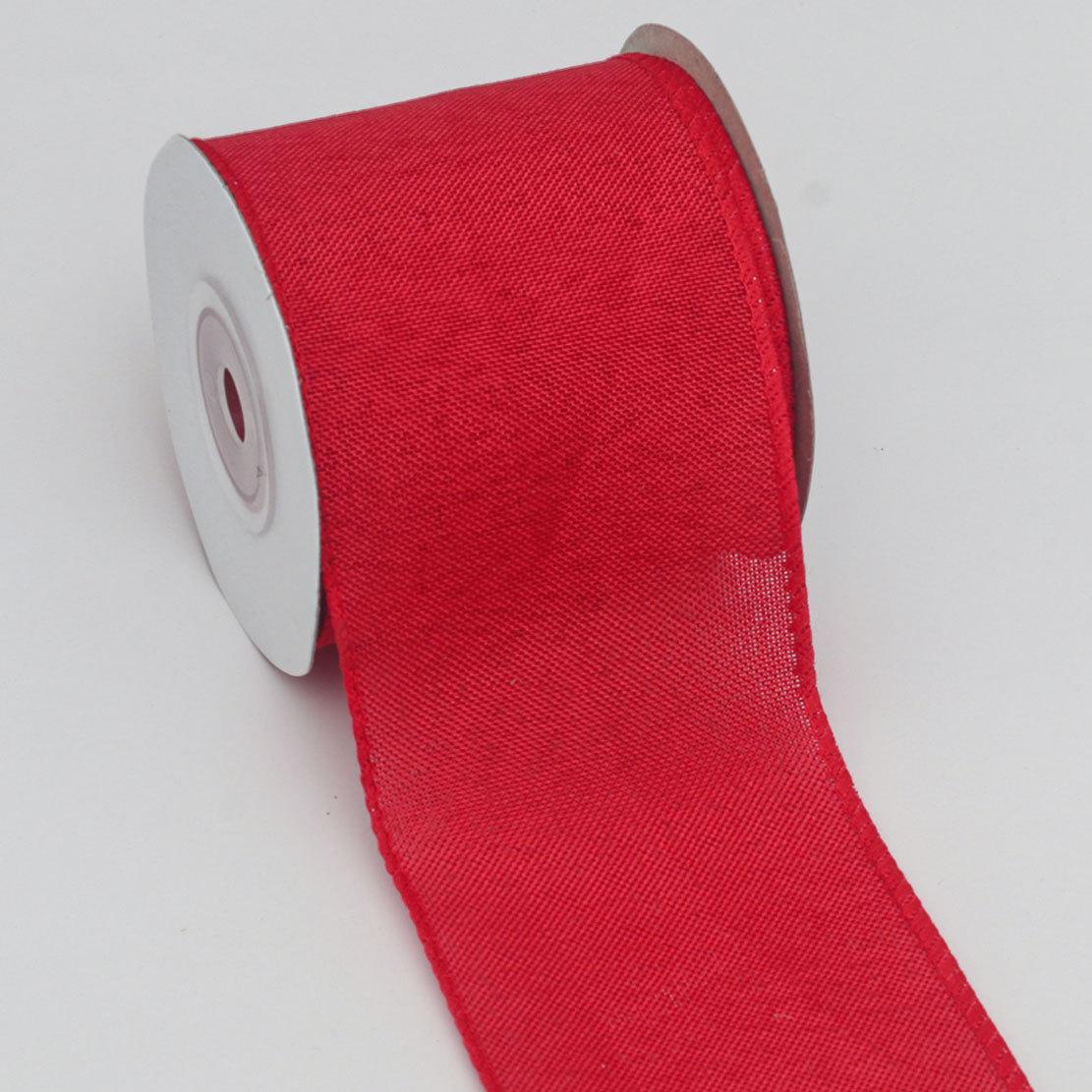 

Декоративная романтическая и уютная однотонная рождественская декоративная лента, клетчатая лента, имитация пеньковой ленты, искусственная пеньковая тканая лента с проволочным краем 6.5cm*10 yards