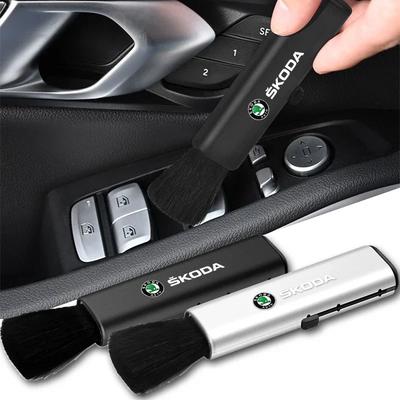 2025 New Retractable Car Cleaning Brush Car Dashboard Cleaning Tools For Skoda Kodiaq Fabia Kamiq Karoq Octavia 3 A5 A7 Rapid Sc