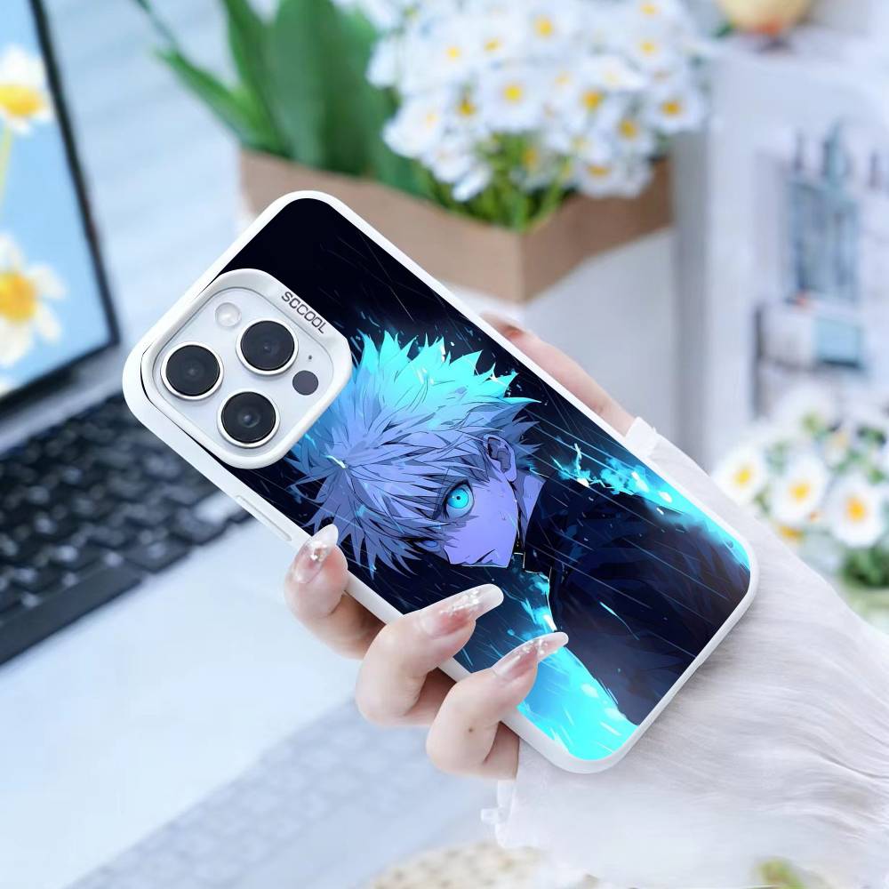 D-Killua Zoldyck H-Hunter X Hunter Phone Case For iPhone 17,16,15,14,13,12,Pro MAX Black Matte Shockproof Cover