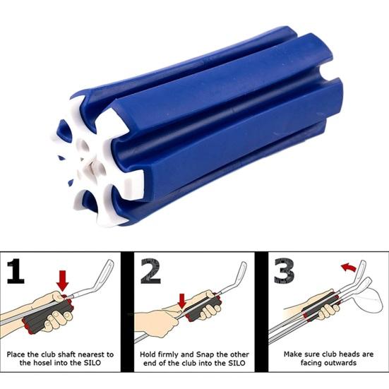 Przenośny organizer do klubu golfowego Bezpieczny, ekologiczny, solidny, odporny na odkształcenia, odporny na złamanie uchwyt na klub golfowy