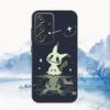 Cute Simple M-MimikyuES-S Phone Case For Samsung S25,S24,S21,S22,S23,S30,Ultra,S20,Plus,Fe,Lite,Note,10,9,5G Black Cover