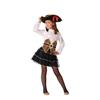Costum pirat fată - ATOSA - Corset, fustă și cămașă - Negru, multicolor - Interior