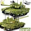 1058Pcs Type 99A Main Battle Tank Building Blocks Military Model Set with Soldier Figures and Weapons