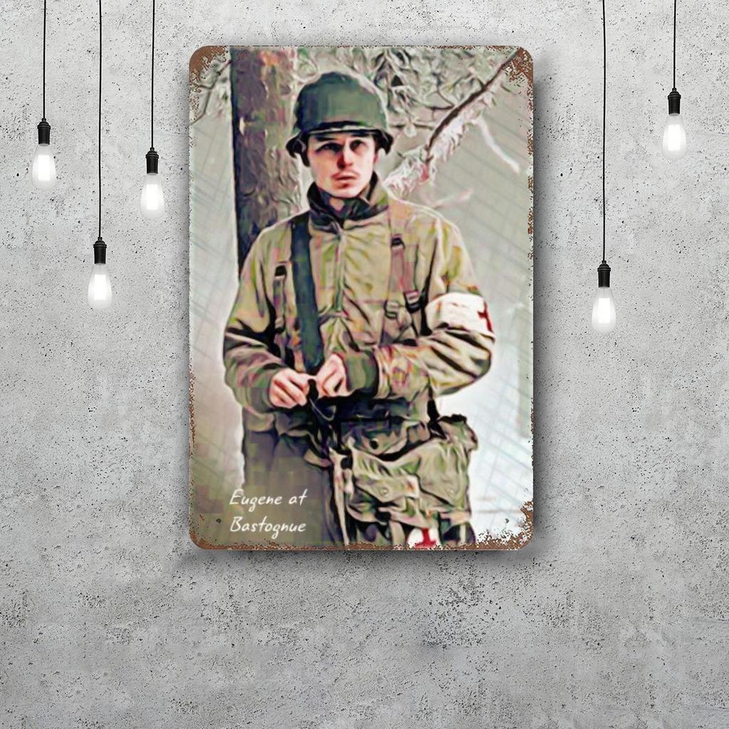 Band of Brothers Classic Poster Rusty Metal Plaque Retro Decorative Plate Bar Man Cave Garage Club Metal Sign Wall Decoration
